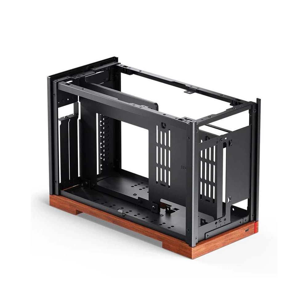 A large main feature product image of EX-DEMO Jonsbo T9 SFF 11.3L PCIe 4.0 Mini-ITX Case (Black)