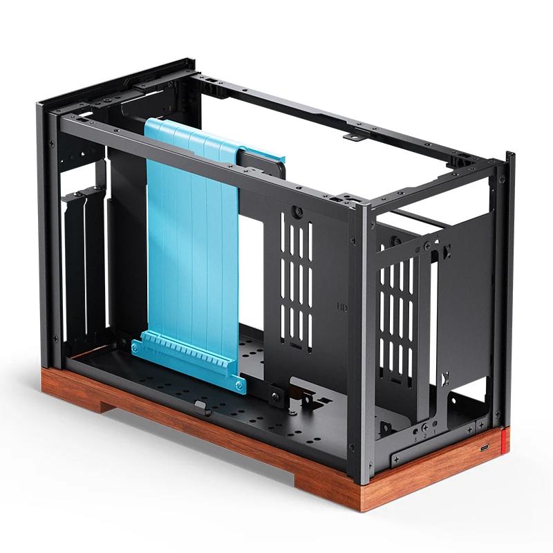 A large main feature product image of EX-DEMO Jonsbo T9 SFF 11.3L PCIe 4.0 Mini-ITX Case (Black)