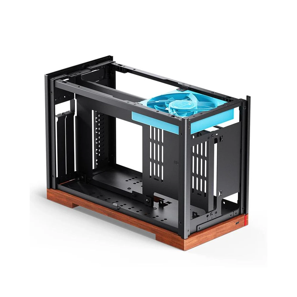 A large main feature product image of EX-DEMO Jonsbo T9 SFF 11.3L PCIe 4.0 Mini-ITX Case (Black)