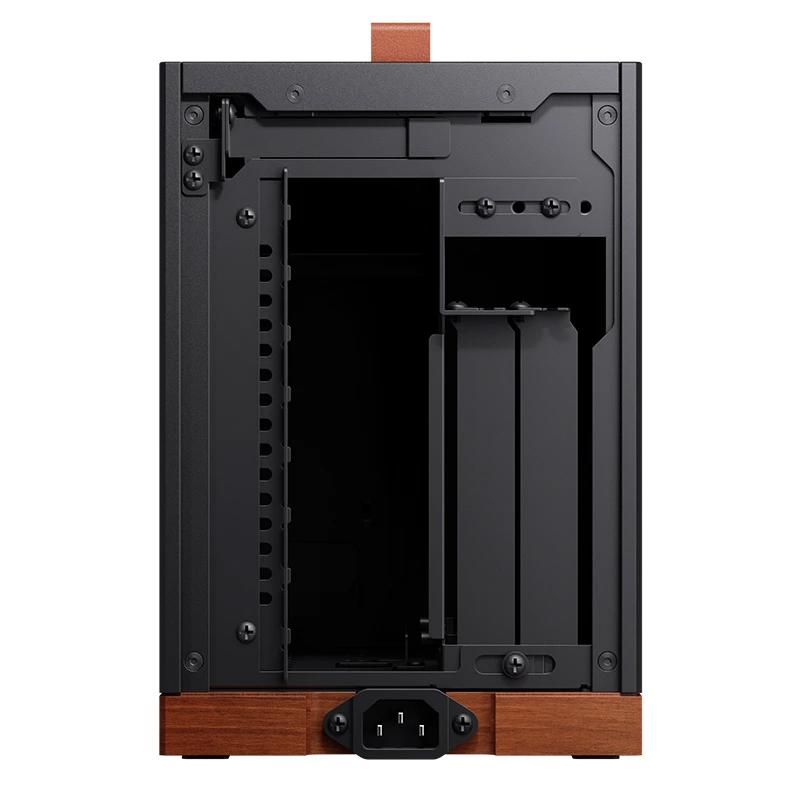A large main feature product image of EX-DEMO Jonsbo T9 SFF 11.3L PCIe 4.0 Mini-ITX Case (Black)