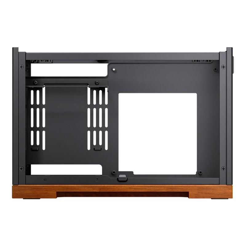 A large main feature product image of EX-DEMO Jonsbo T9 SFF 11.3L PCIe 4.0 Mini-ITX Case (Black)