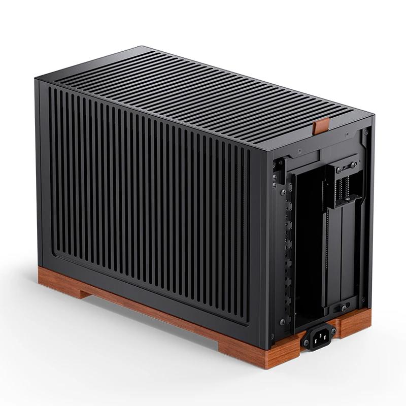 A large main feature product image of EX-DEMO Jonsbo T9 SFF 11.3L PCIe 4.0 Mini-ITX Case (Black)