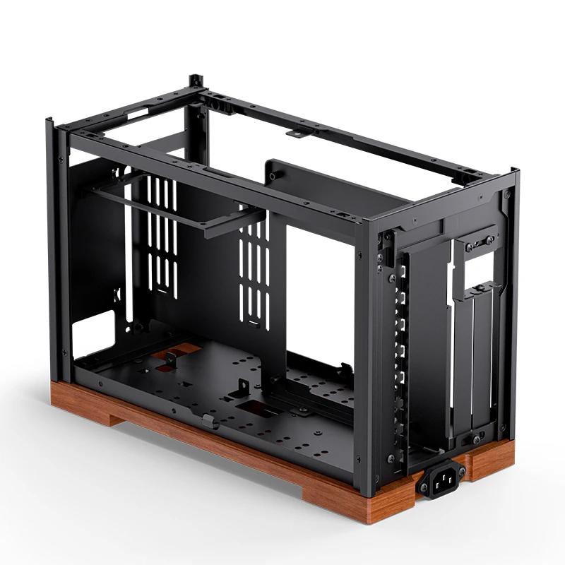 A large main feature product image of EX-DEMO Jonsbo T9 SFF 11.3L PCIe 4.0 Mini-ITX Case (Black)