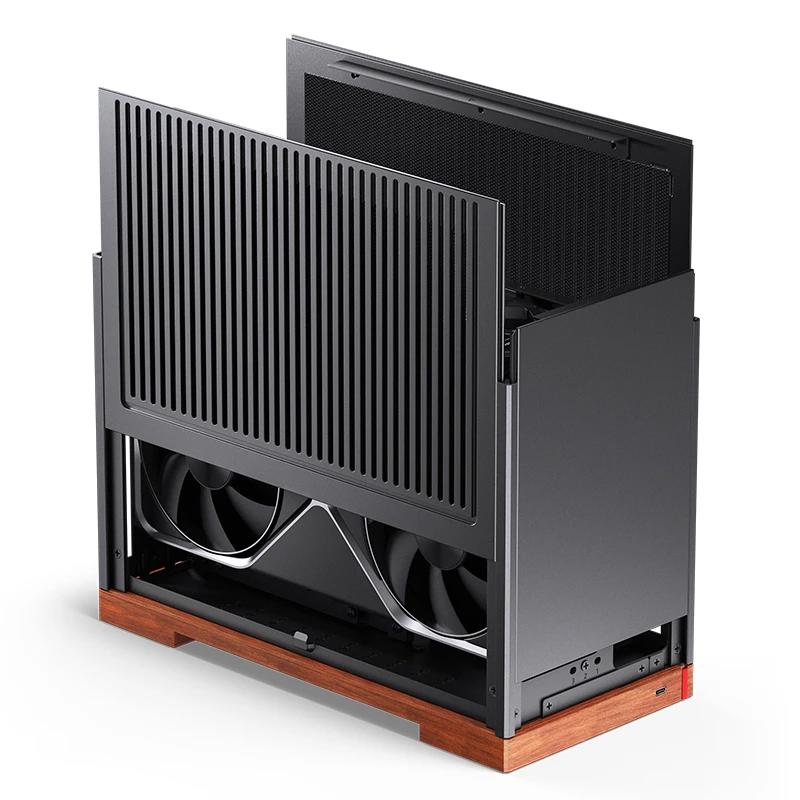 A large main feature product image of EX-DEMO Jonsbo T9 SFF 11.3L PCIe 4.0 Mini-ITX Case (Black)