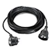 A product image of 8Ware AU Power Cable Extension 3-Pin Male to Female 2m 3-Pin AU Piggy Back - Black