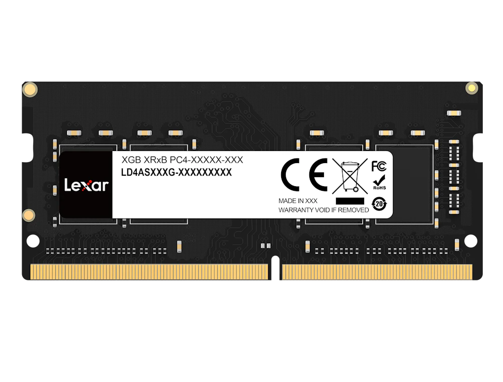 Lexar 8GB Single (1x8GB) DDR4-3200 C22 SO-DIMM