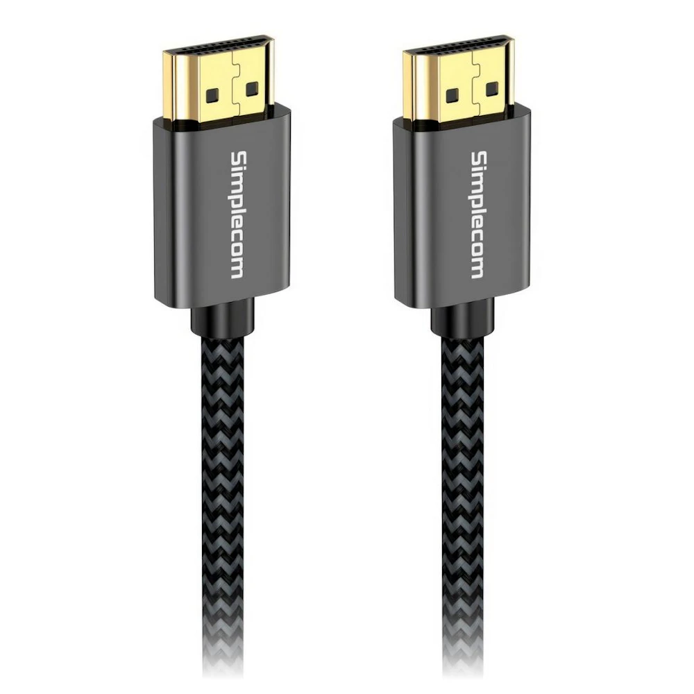 A large main feature product image of EX-DEMO Simplecom SBT002 Ultra High Speed HDMI 2.1 Cable - 2m
