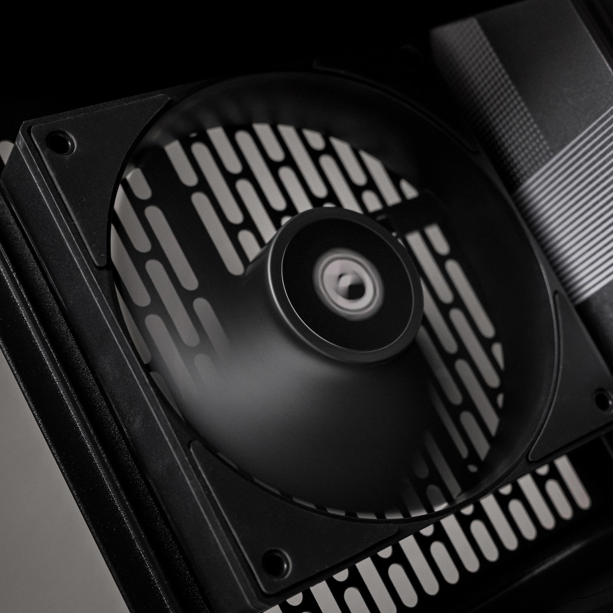 A large main feature product image of PLE Meshify RTX 5070 Prebuilt Ready To Go Gaming PC