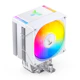A small tile product image of Jonsbo CR-1400 EVO ARGB 92mm CPU Cooler (White)