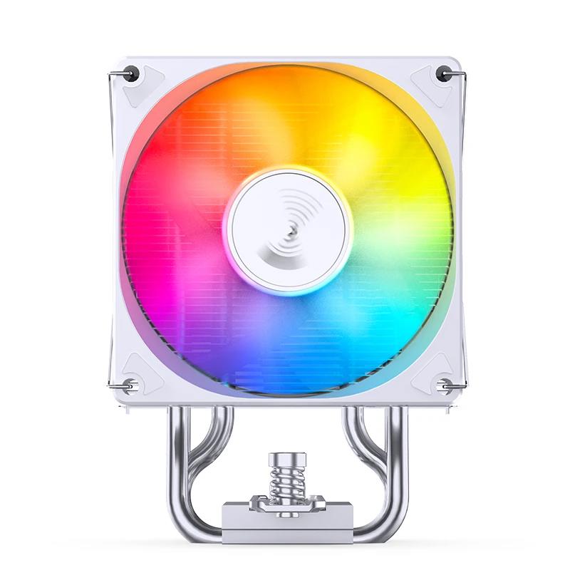 A large main feature product image of Jonsbo CR-1400 EVO ARGB 92mm CPU Cooler (White)