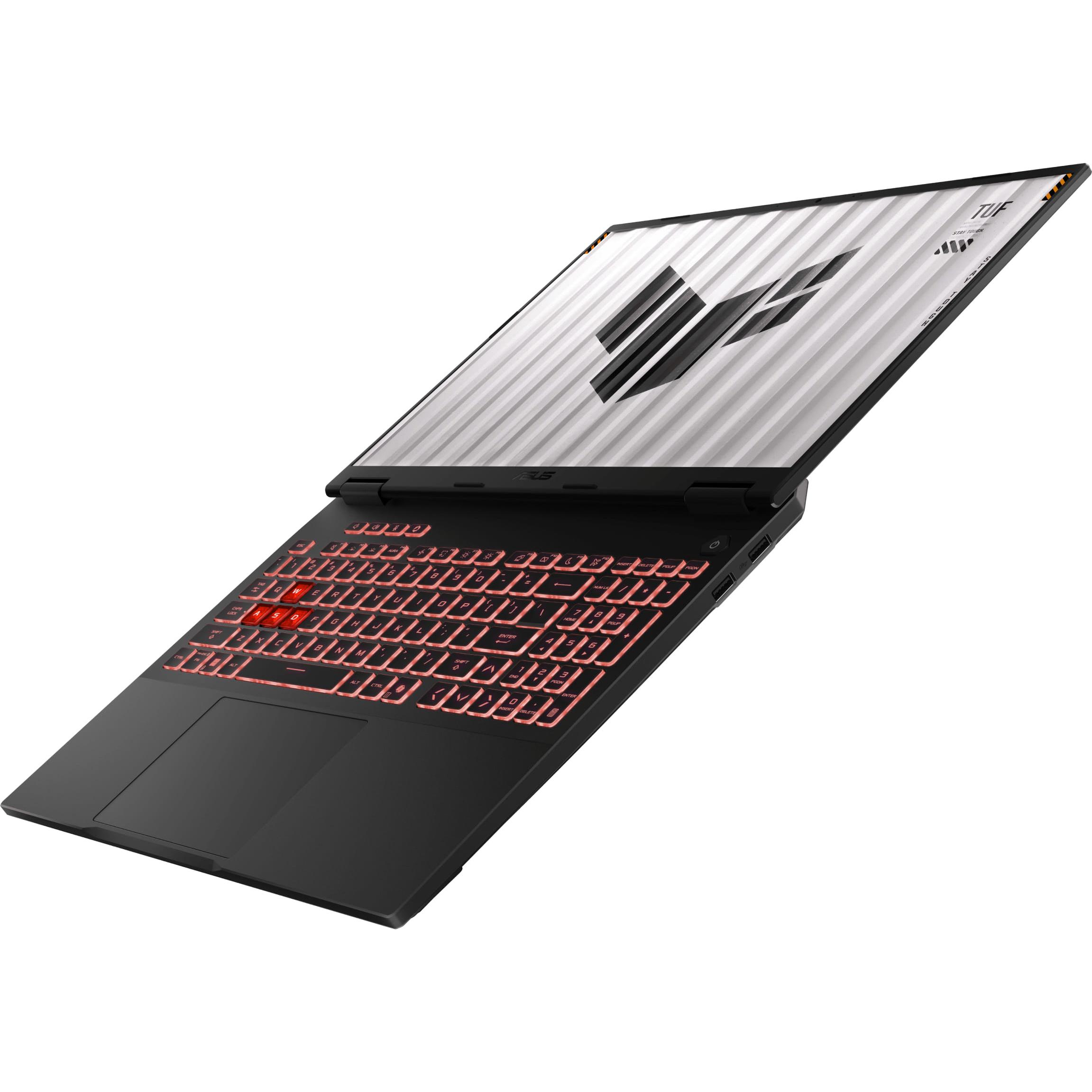 A large main feature product image of #PCR ASUS TUF Gaming A16 (FA608) - 16" 144Hz, Ryzen 7 260, RTX 5050, 16GB/512GB - Win 11 Notebook