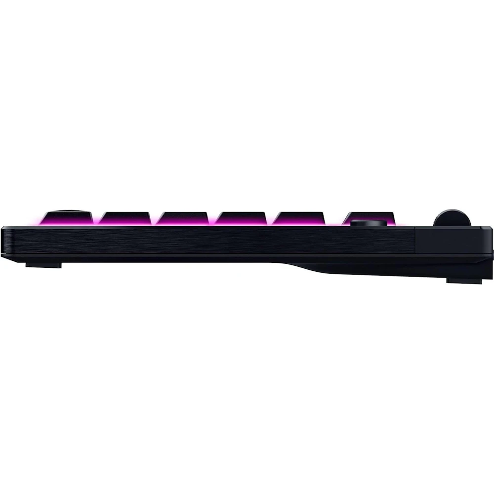 A large main feature product image of EX-DEMO Razer BlackWidow V4 Tenkeyless Low-Profile Hyperspeed - Wireless Mechanical Gaming Keyboard (Green Switch)