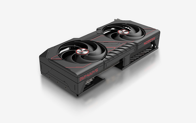 A large main feature product image of SAPPHIRE PULSE Radeon RX 9070 GRE 12GB GDDR6