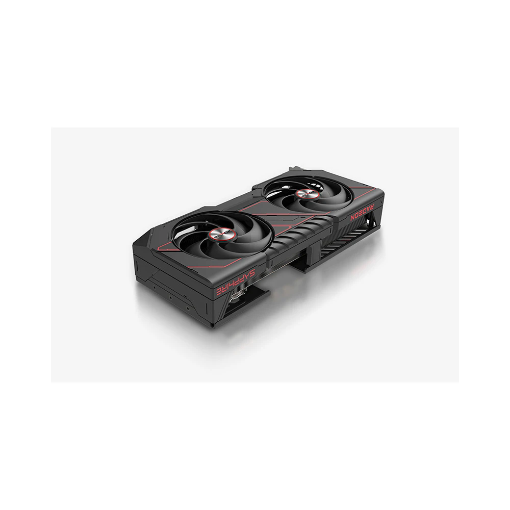 A large main feature product image of SAPPHIRE PULSE Radeon RX 9070 GRE 12GB GDDR6