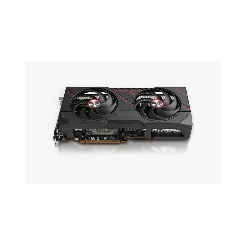 A large main feature product image of SAPPHIRE PULSE Radeon RX 9070 GRE 12GB GDDR6