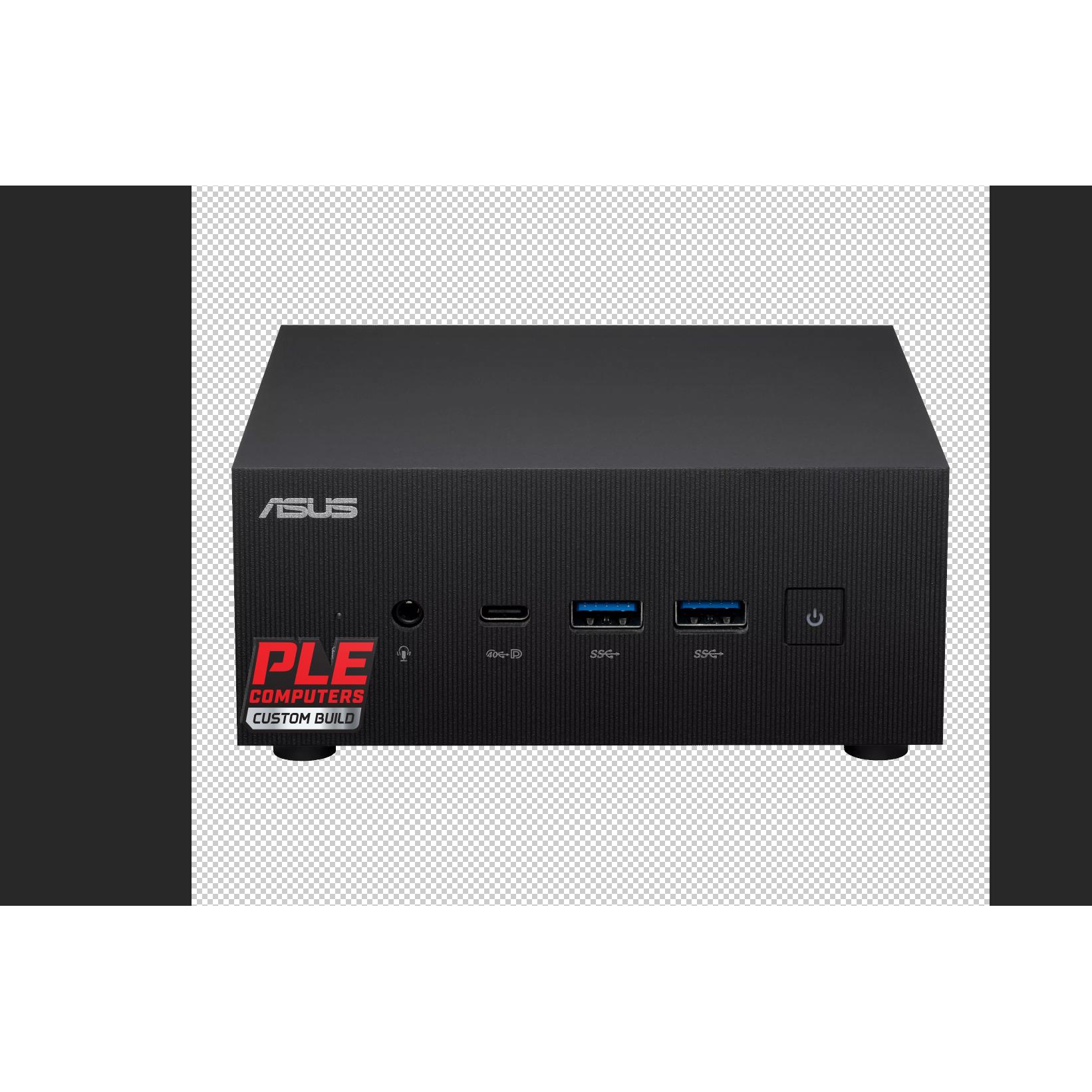 A large main feature product image of PLE Mini PC AMD Ryzen 7 7735H Pro 16GB/1TB Prebuilt Ready To Go