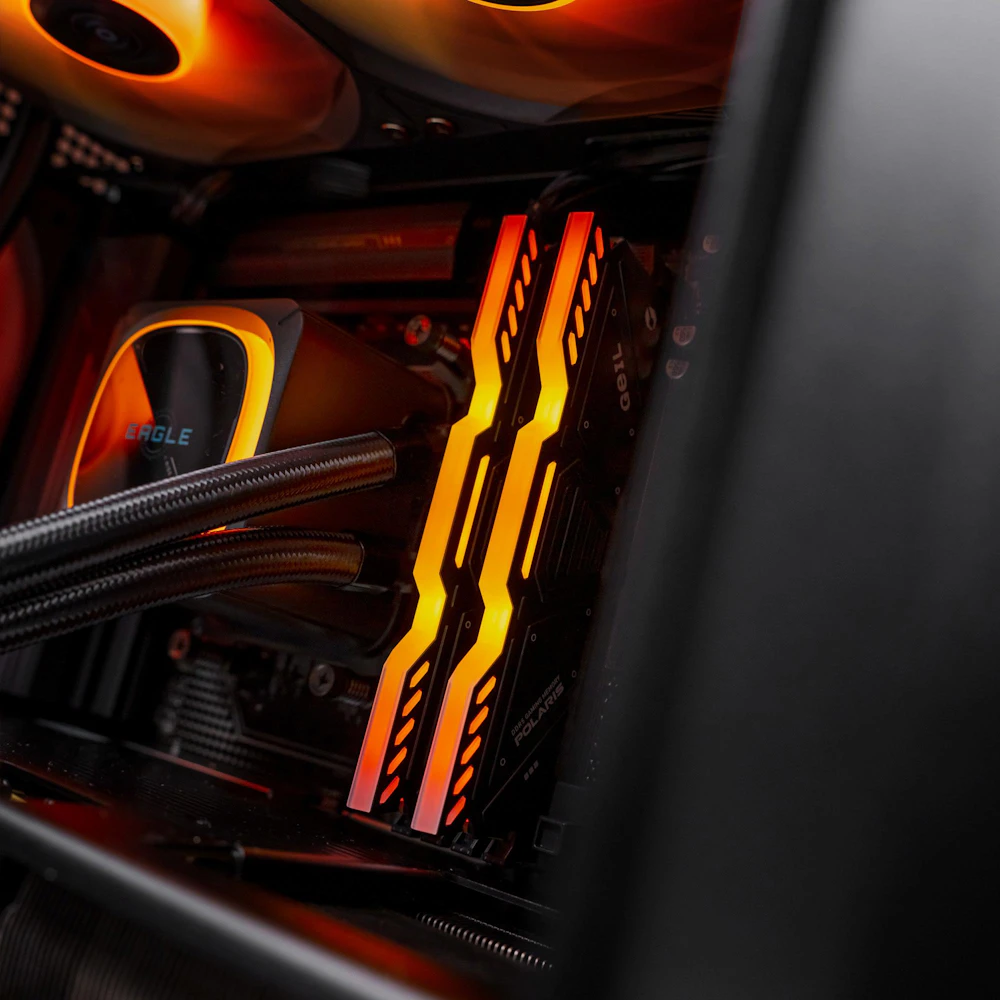 A large main feature product image of PLE Blaze RX 9070 XT Prebuilt Ready To Go Gaming PC