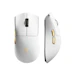 A product image of EX-DEMO MCHOSE K7 Ultra 8K Lightweight Wireless Gaming Mouse with Charging Dock and Carry Case - White Gold