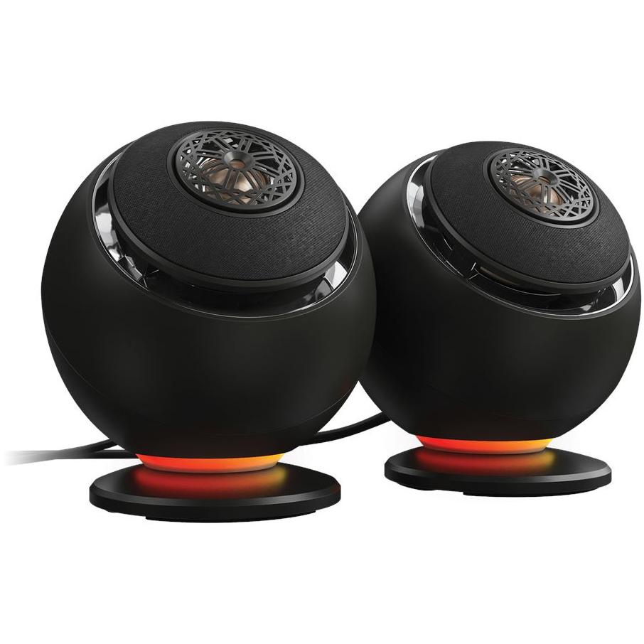 A large main feature product image of Creative Pebble Nova Premium 2.0 USB-C Speakers - Black