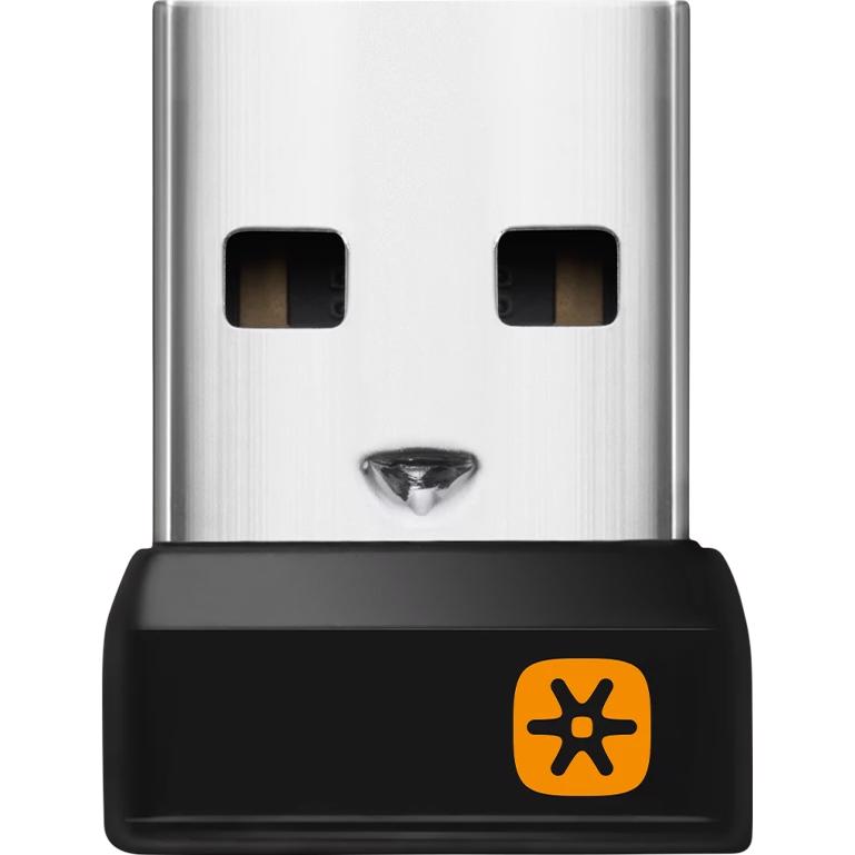 A large main feature product image of EX-DEMO Logitech USB Unifying Receiver
