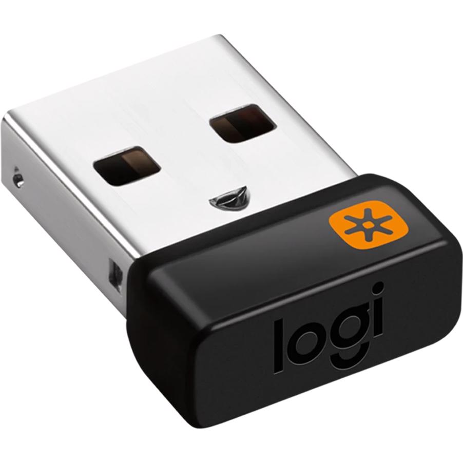 A large main feature product image of EX-DEMO Logitech USB Unifying Receiver