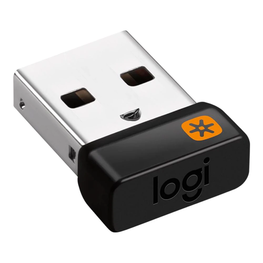 A large main feature product image of EX-DEMO Logitech USB Unifying Receiver