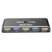 A product image of Volans Dual HDMI 2.0 (4K@60Hz) KVM Switch with 4xUSB3.0