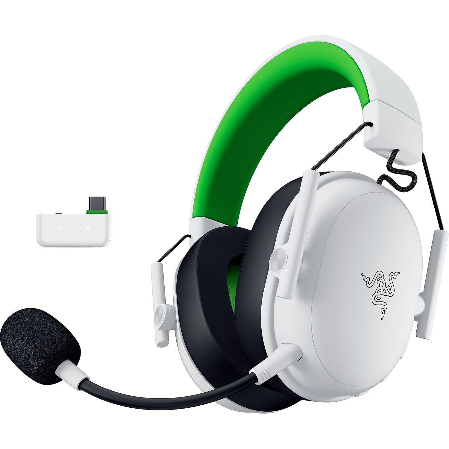 A large main feature product image of Razer BlackShark V3 X HyperSpeed - Wireless Gaming Headset (White)