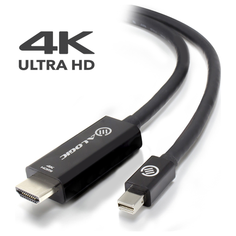 A large main feature product image of EX-DEMO ALOGIC Elements ACTIVE 2m Mini DisplayPort to HDMI Cable with 4K@60Hz Support -  Male to Male