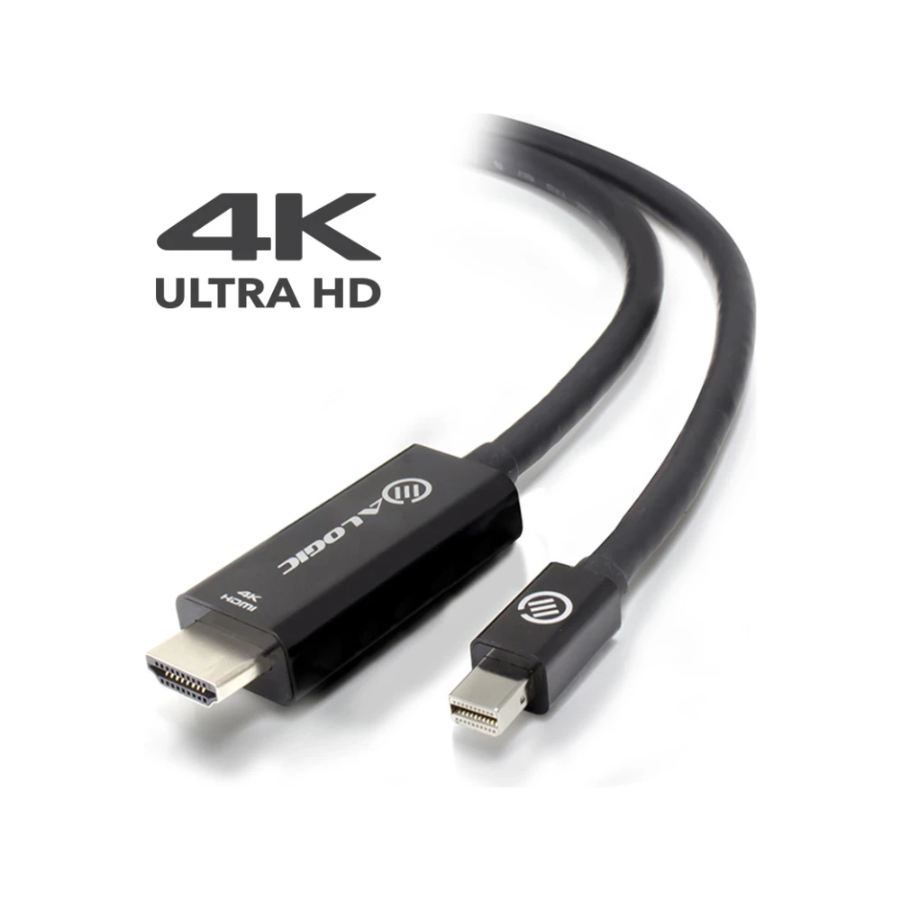 A large main feature product image of EX-DEMO ALOGIC Elements ACTIVE 2m Mini DisplayPort to HDMI Cable with 4K@60Hz Support - Male to Male