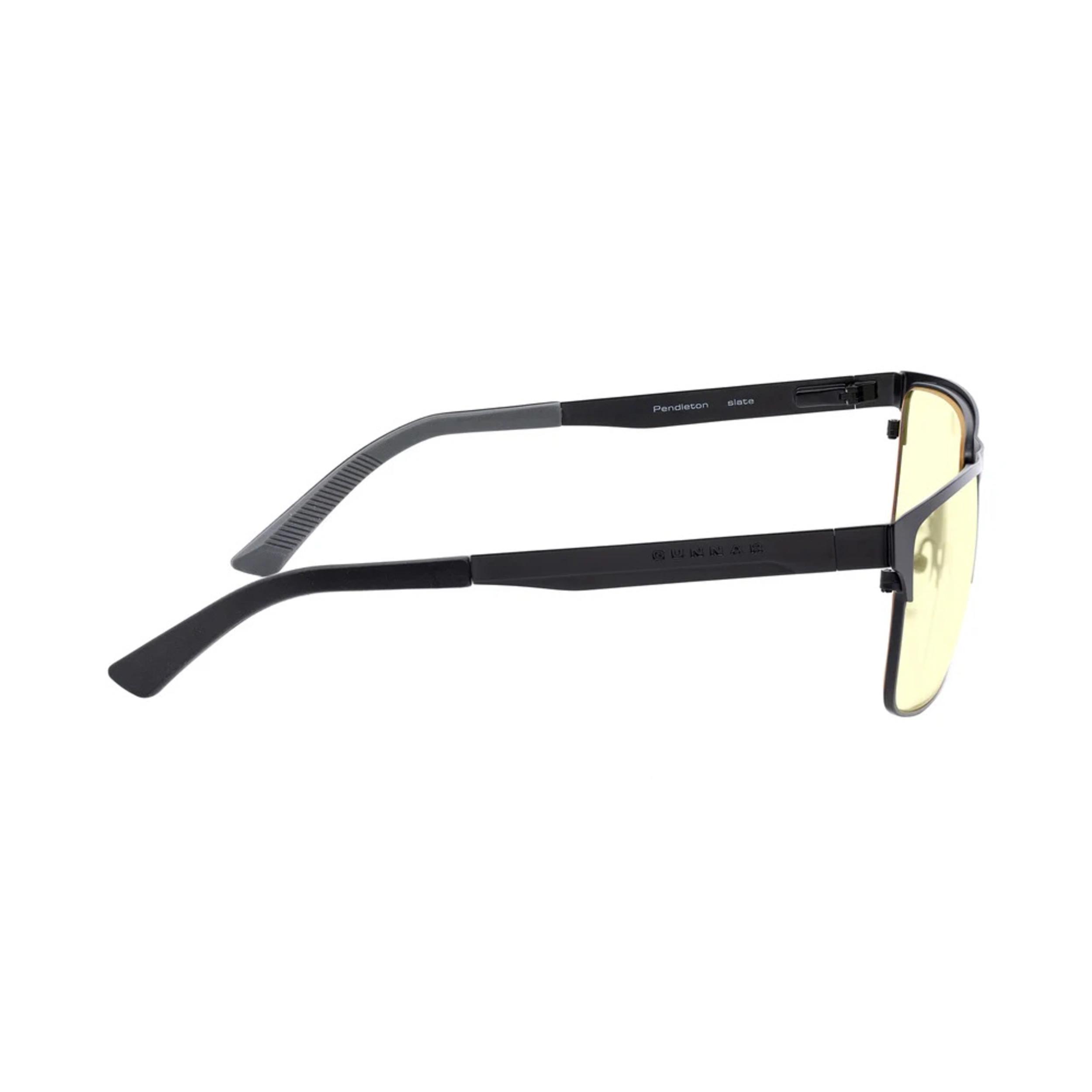 A large main feature product image of Gunnar Pendleton Slate Amber Indoor Digital Eyewear