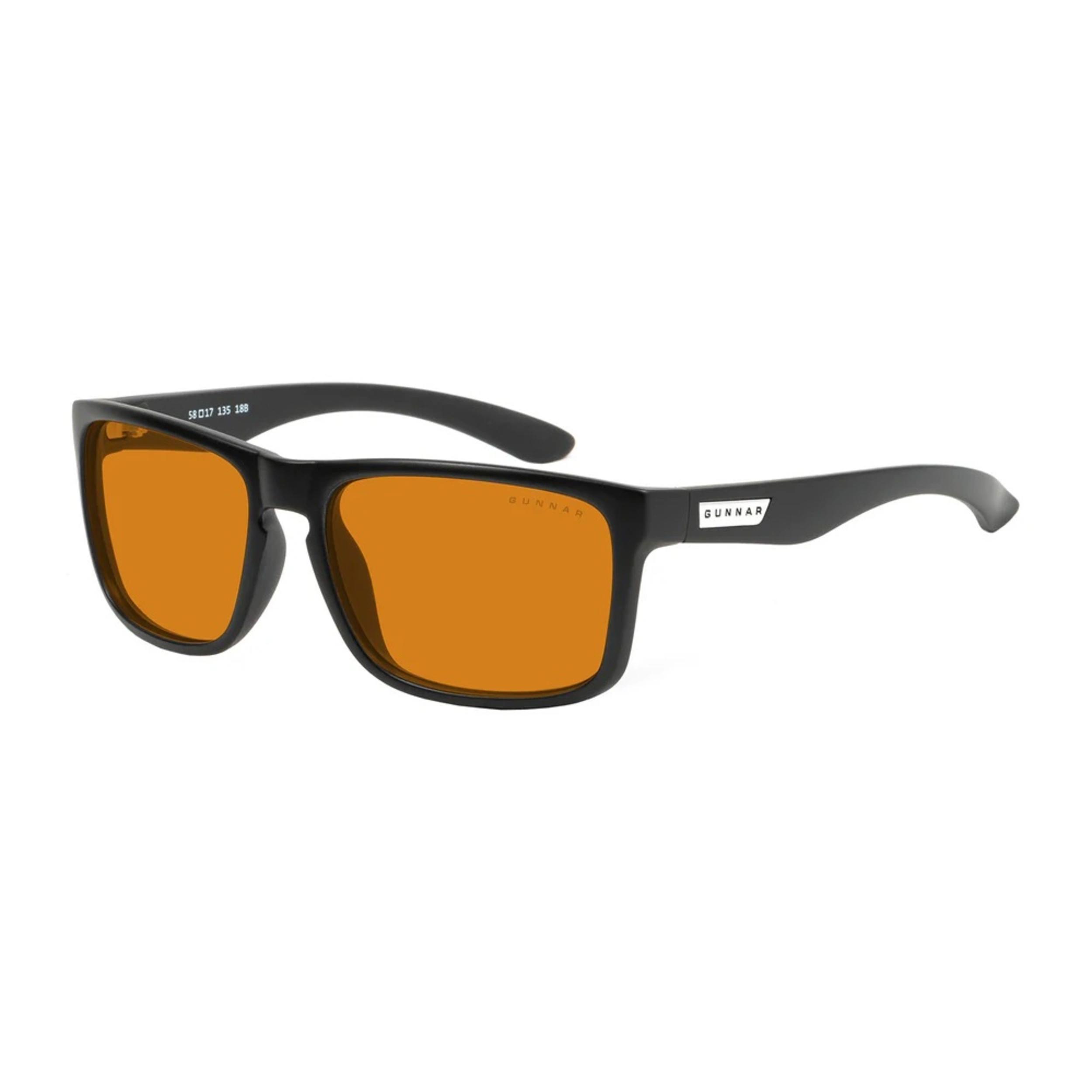 A large main feature product image of Gunnar Intercept Amber Max Onyx Indoor Digital Eyewear