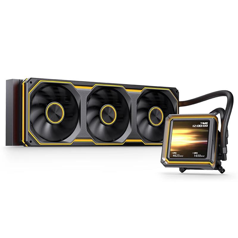 A large main feature product image of Jonsbo TX-360 ARGB 360mm AIO CPU Liquid Cooler (Black)