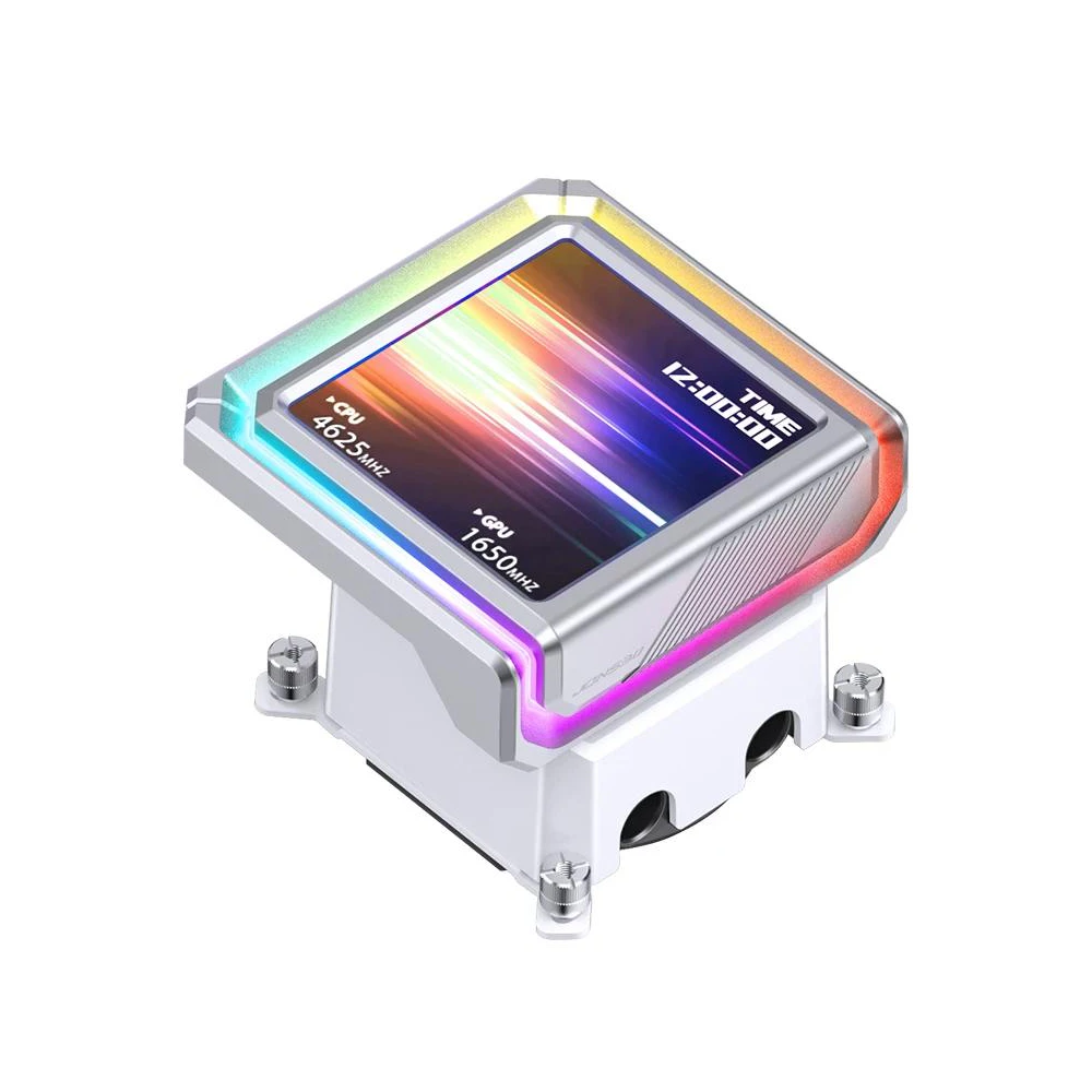A large main feature product image of Jonsbo TX-360 ARGB 360mm AIO CPU Liquid Cooler (White)