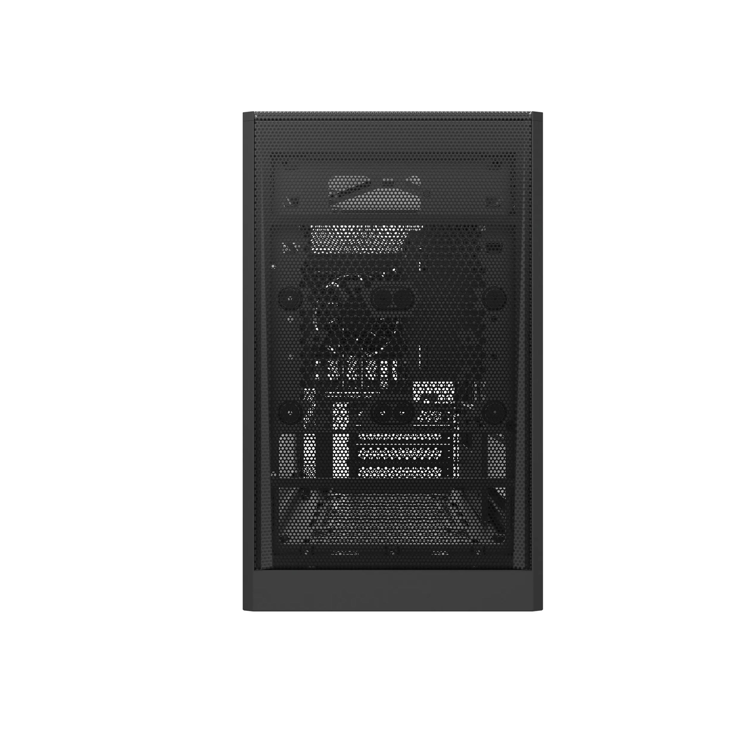 A large main feature product image of Montech TEN 22.7L Compact mATX Case (Black)