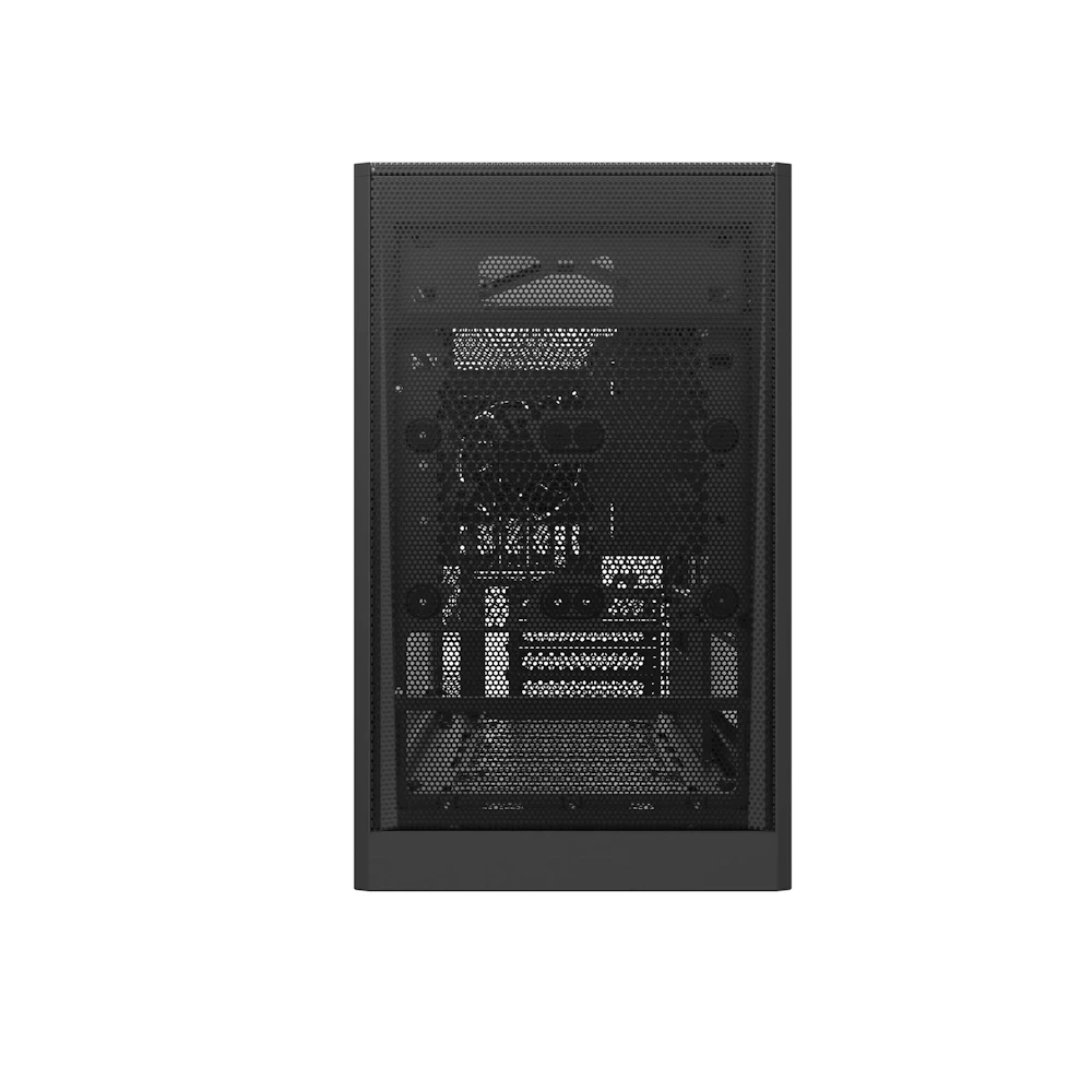 A large main feature product image of Montech TEN 22.7L Compact mATX Case (Black)
