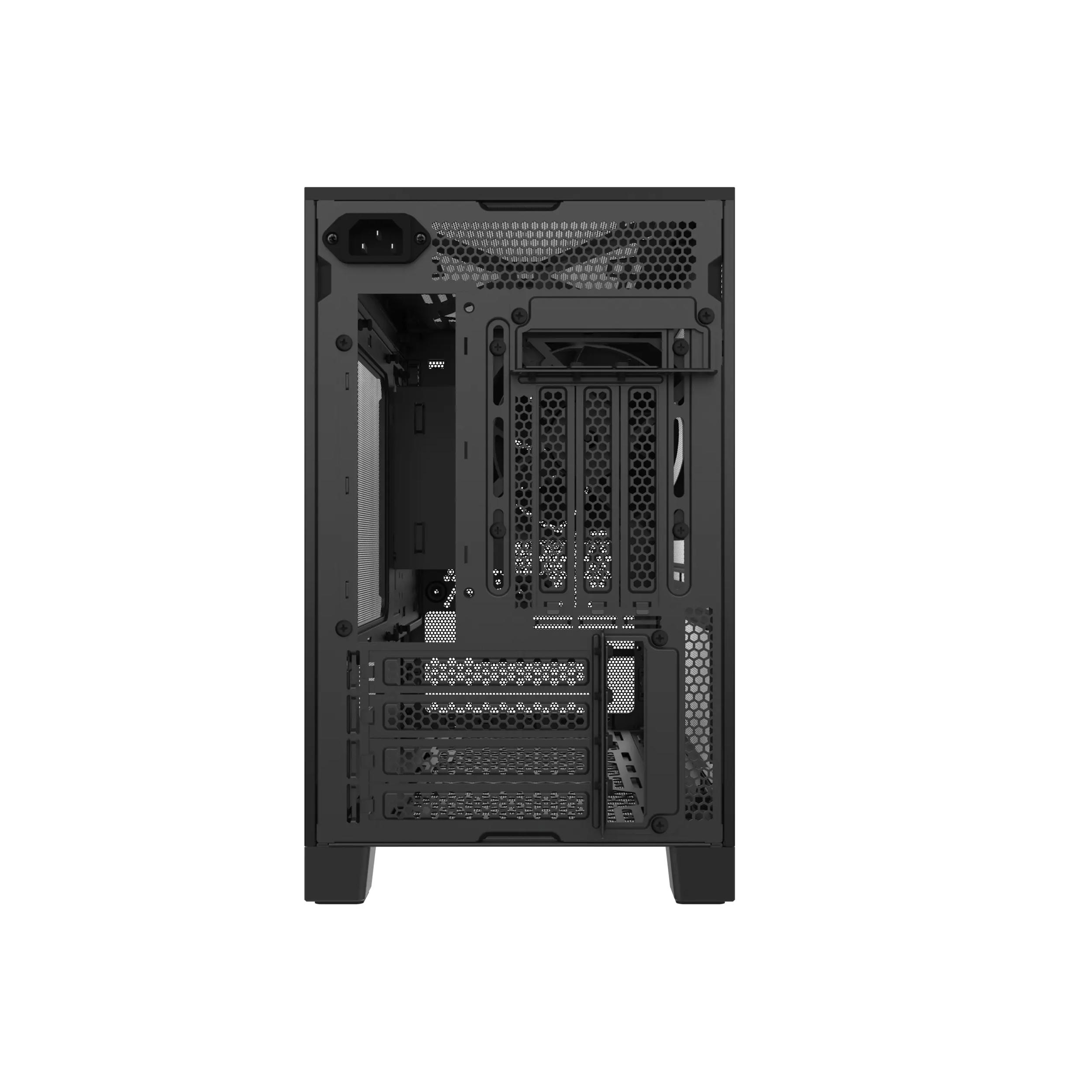 A large main feature product image of Montech TEN 22.7L Compact mATX Case (Black)