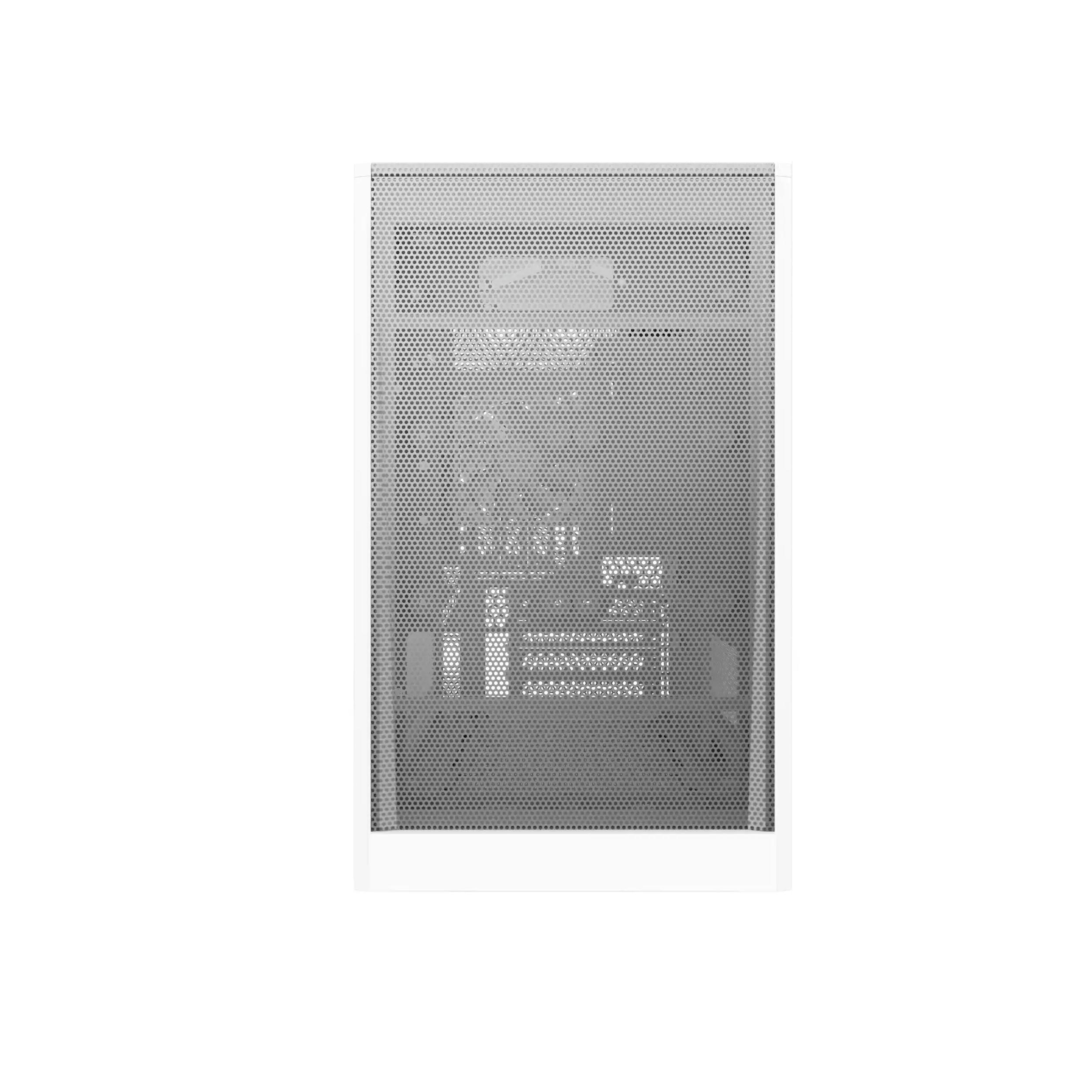A large main feature product image of Montech TEN 22.7L Compact mATX Case (White)