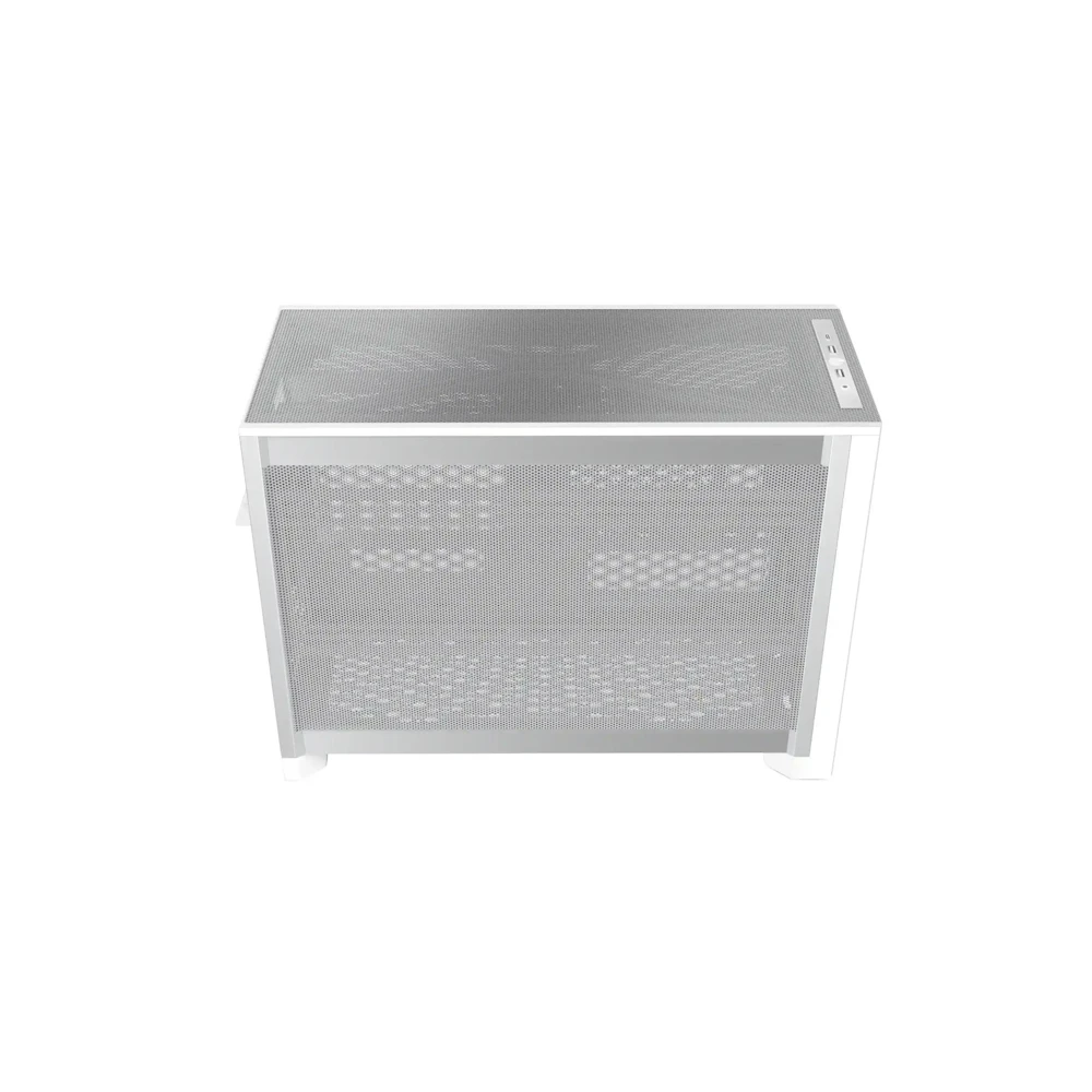 A large main feature product image of Montech TEN 22.7L Compact mATX Case (White)