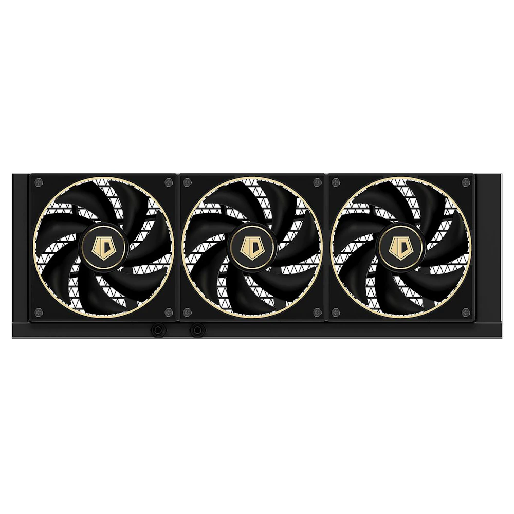 A large main feature product image of ID-COOLING DX360 GDL 360mm AIO Liquid CPU Cooler (Black/Gold)