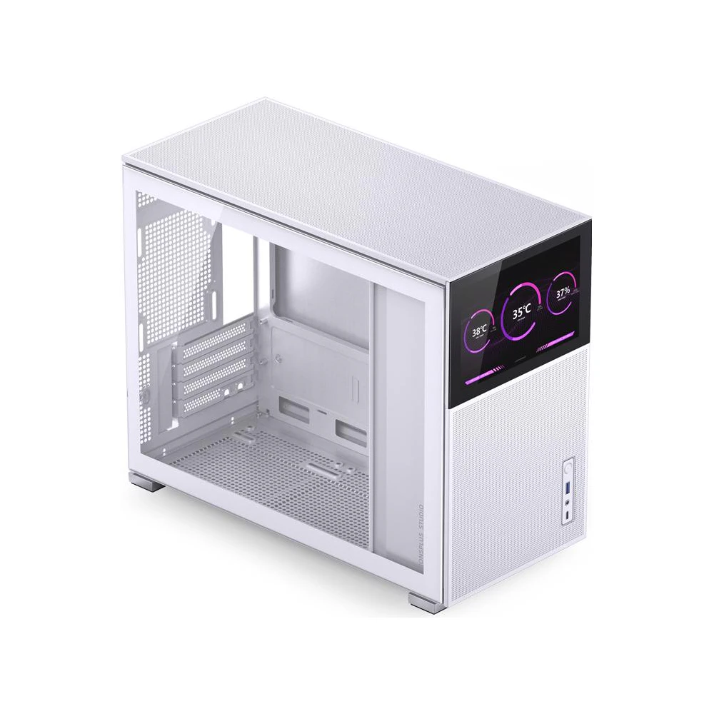 A large main feature product image of PLE AMD R7 RTX 5080 Prebuilt Ready To Go Gaming PC