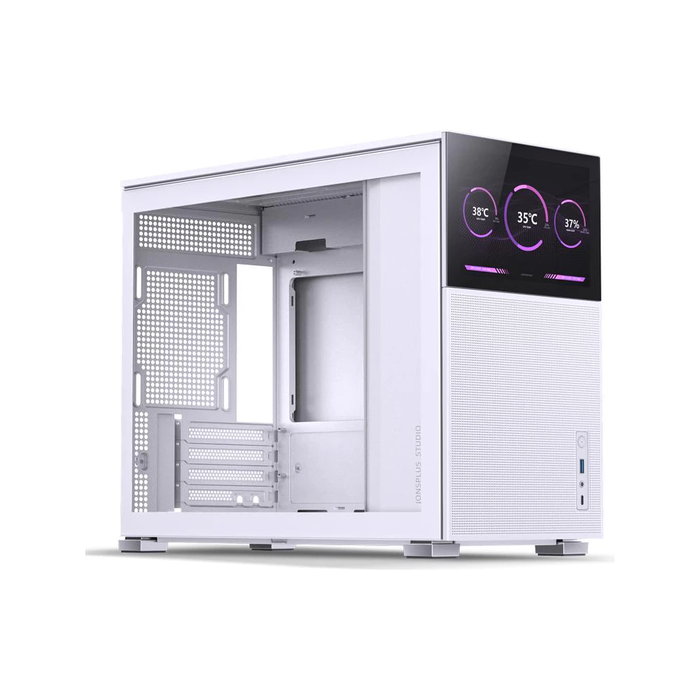 A large main feature product image of PLE AMD R7 RTX 5080 Prebuilt Ready To Go Gaming PC
