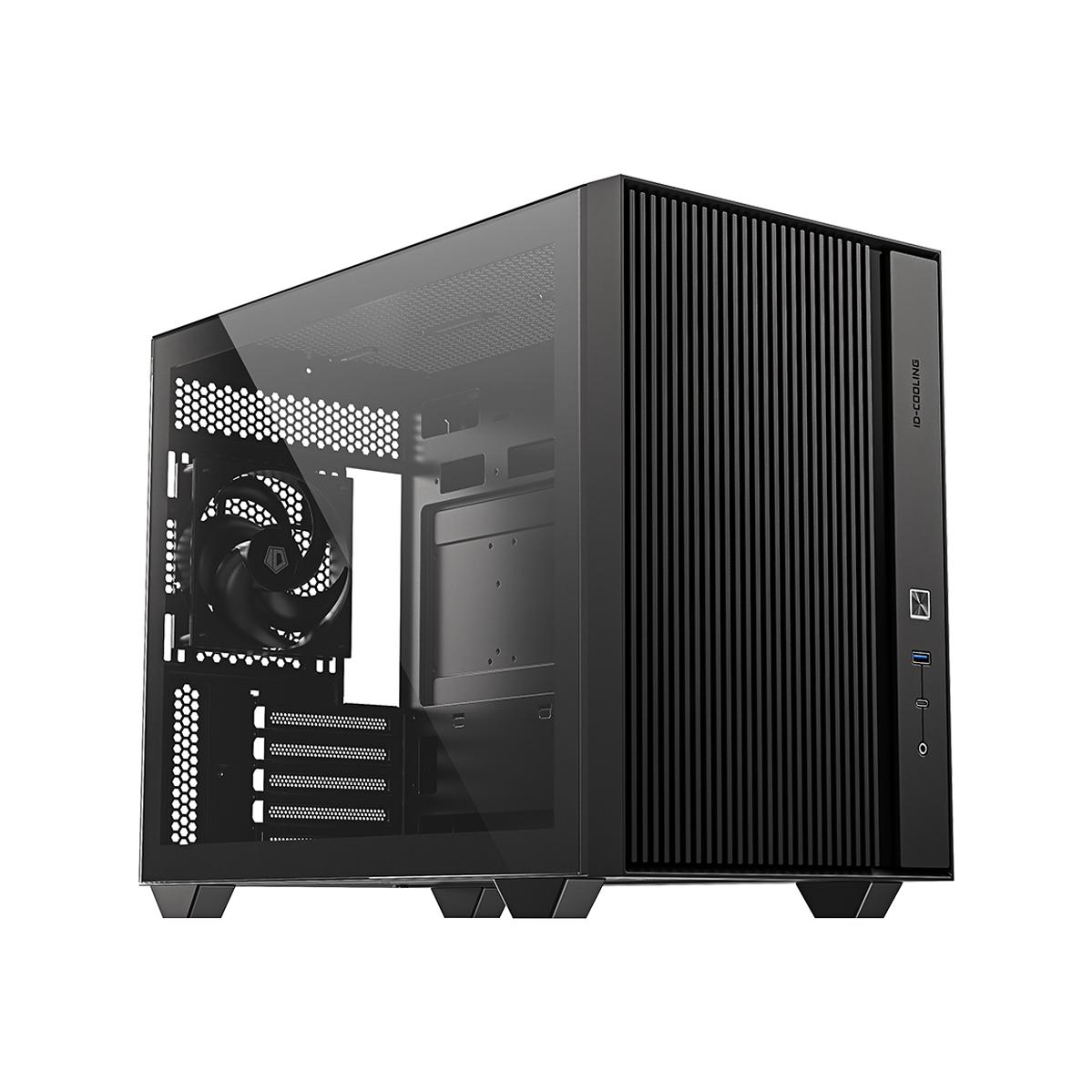 A large main feature product image of ID-COOLING FLOW 500 AIR Mid Tower Case