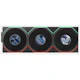A small tile product image of Lian LI UNI FAN TL120 LCD FLEX - 120mm Modular LCP Wireless PWM Reverse Blade Fan 3-Pack (Black)