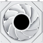 A small tile product image of Lian LI UNI FAN TL120 LCD FLEX - 120mm Modular LCP Wireless PWM Reverse Blade Fan (White)