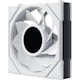 A small tile product image of Lian LI UNI FAN TL120 LCD FLEX - 120mm Modular LCP Wireless PWM Reverse Blade Fan (White)