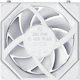 A small tile product image of Lian LI UNI FAN TL120 LCD FLEX - 120mm Modular LCP Wireless PWM Fan 3-Pack (White)