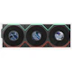 A small tile product image of Lian LI UNI FAN TL120 LCD FLEX - 120mm Modular LCP Wireless PWM Fan 3-Pack (Black)