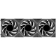 A small tile product image of Lian LI UNI FAN TL120 LCD FLEX - 120mm Modular LCP Wireless PWM Fan 3-Pack (Black)