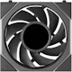A small tile product image of Lian LI UNI FAN TL120 LCD FLEX - 120mm Modular LCP Wireless PWM Fan 3-Pack (Black)